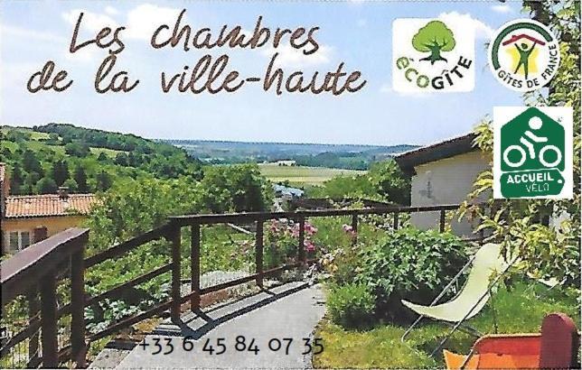 Les Chambres De La Ville Haute Dun-sur-Meuse Exterior photo